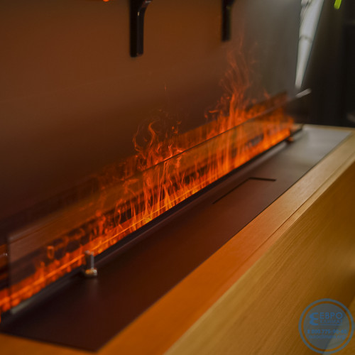 Электрический паровой очаг Schones Feuer 3D FireLine 1500 Pro со стальной крышкой-3