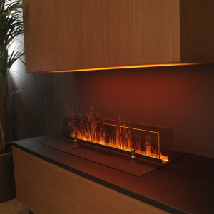 Электрический паровой очаг Schones Feuer 3D FireLine 600 Pro со стальной крышкой