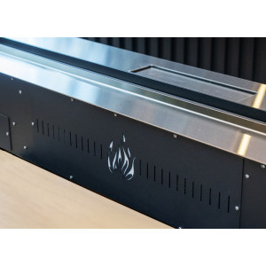 Электрический паровой очаг Schones Feuer 3D FireLine 800 со стальной крышкой
