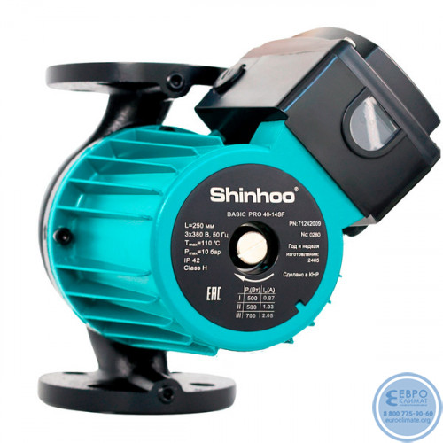 Насос циркуляционный Shinhoo BASIC PRO 40-14SF (3x380В)-2