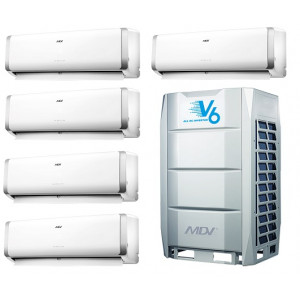 Мультизональная система VRF MDV серии V6 5хMDI2-90GDHN1 / MDV6-450WV2GN1