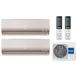 Мульти сплит-система инверторная Haier серия FLEXIS 2 х AS25S2SF4FA-G / 2U40S2SM1FA (20м+20м)