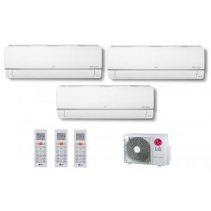 Мульти сплит-система инверторная LG серия Standart Plus 3xPM09SP.NSJR0 / MU4R25.U21 (25м+25м+25м)