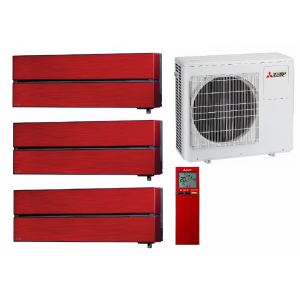 Мульти сплит-система инверторная Mitsubishi Electric серия Premium Inverter 3хMSZ-LN25VG2R / MXZ-3F68VF (25м+25м+25м)