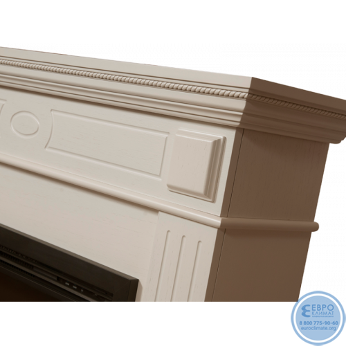 Портал Electrolux Bianco 25 для широкого очага белёный дуб-3
