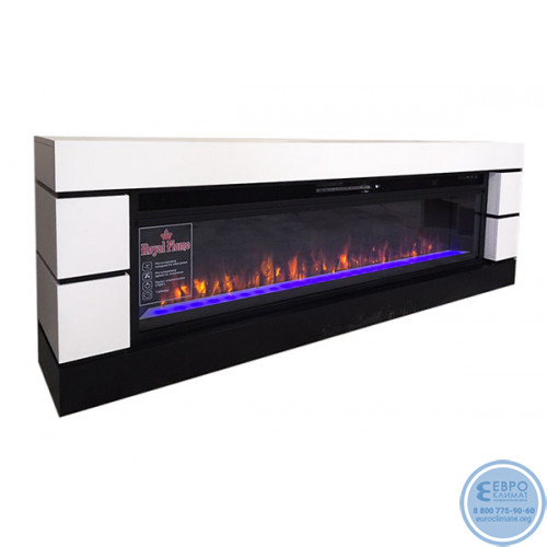 Портал Modern 60 под очаг Vision 60 LED Белый с чёрным-2