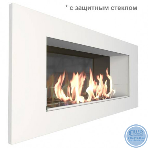 Биокамин Elliot 900 белый со стемалитом Zefire-2