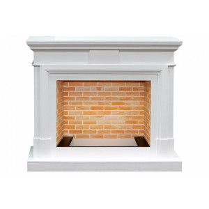 Портал Dimplex Coventry Белый/кирпич  под очаг Cassete 400/600