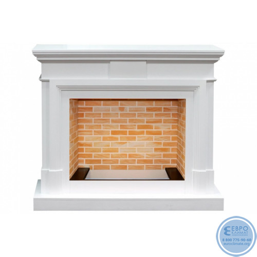 Портал Dimplex Coventry Белый/кирпич под очаг Cassete 400/600-3