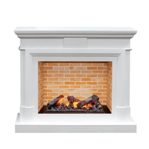 Портал Dimplex Coventry Белый/кирпич  под очаг Cassete 400/600