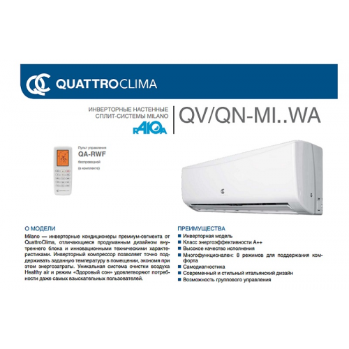 Кондиционер Quatrroclima QV-MI07WA/QN-MI07WA-2